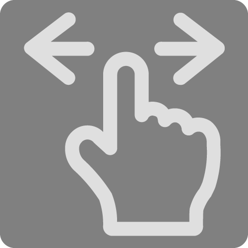 スワイプできます